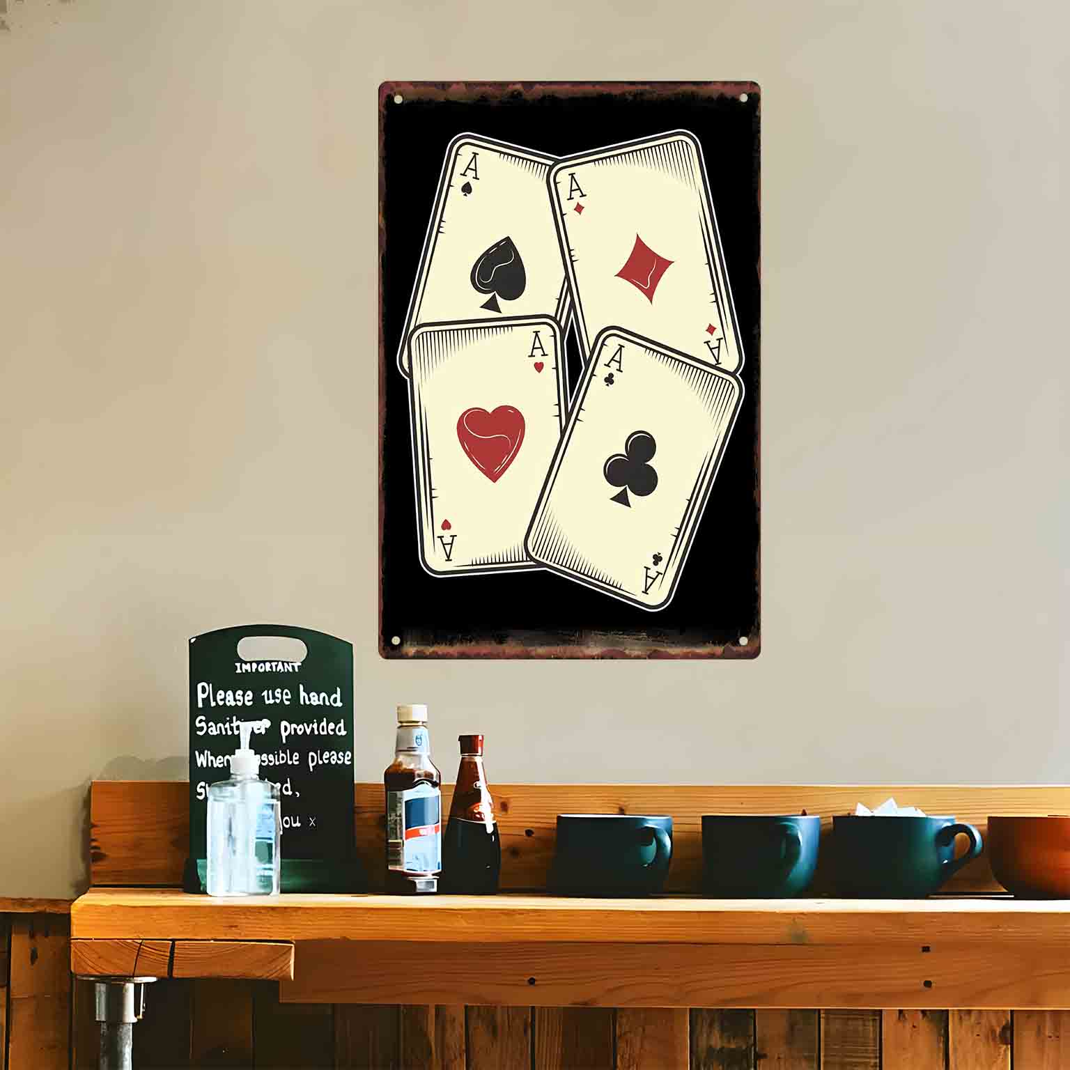 Letrero Metálico Decorativo 2D - Home Decor Games Free reseña y precio