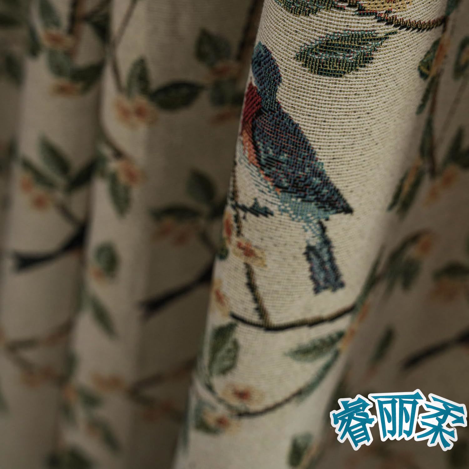 Cortinas Florales Tipo Lino, J - Home Decor Curtains reseña y precio