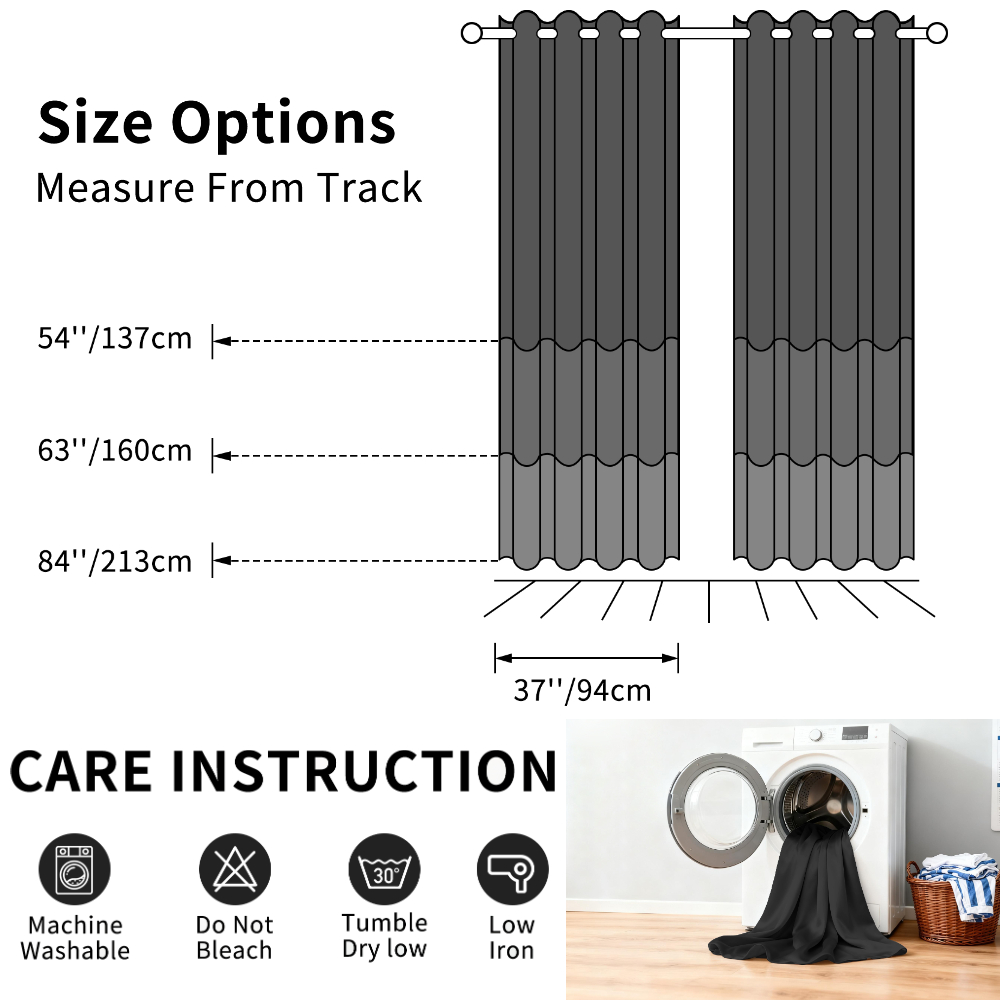 Cortinas Opacas con Ojales, 10 - Home Decor Curtains reseña y precio