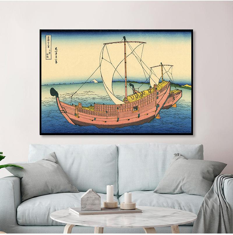 1 pieza sin marco, la gran ola - Home Decor Japandi reseña y precio
