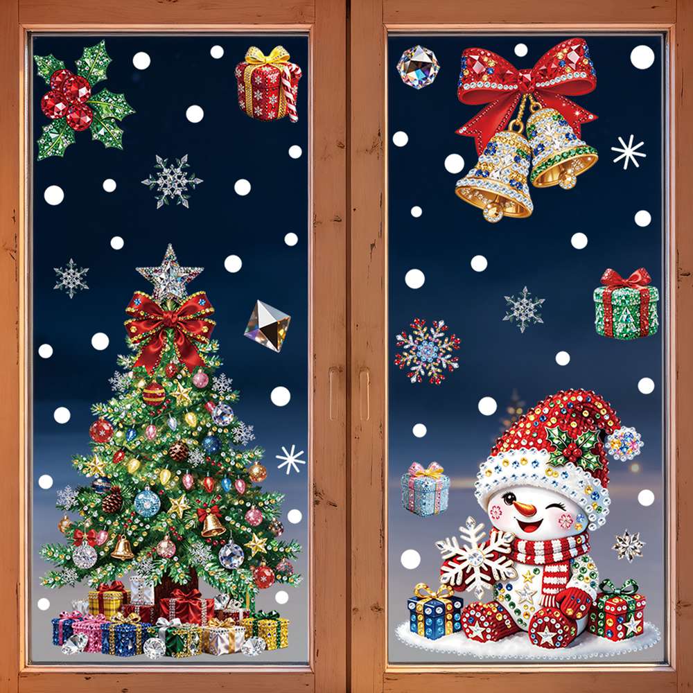 Adhesivos Navideños para Venta - Home Decor Window Blinds reseña y precio