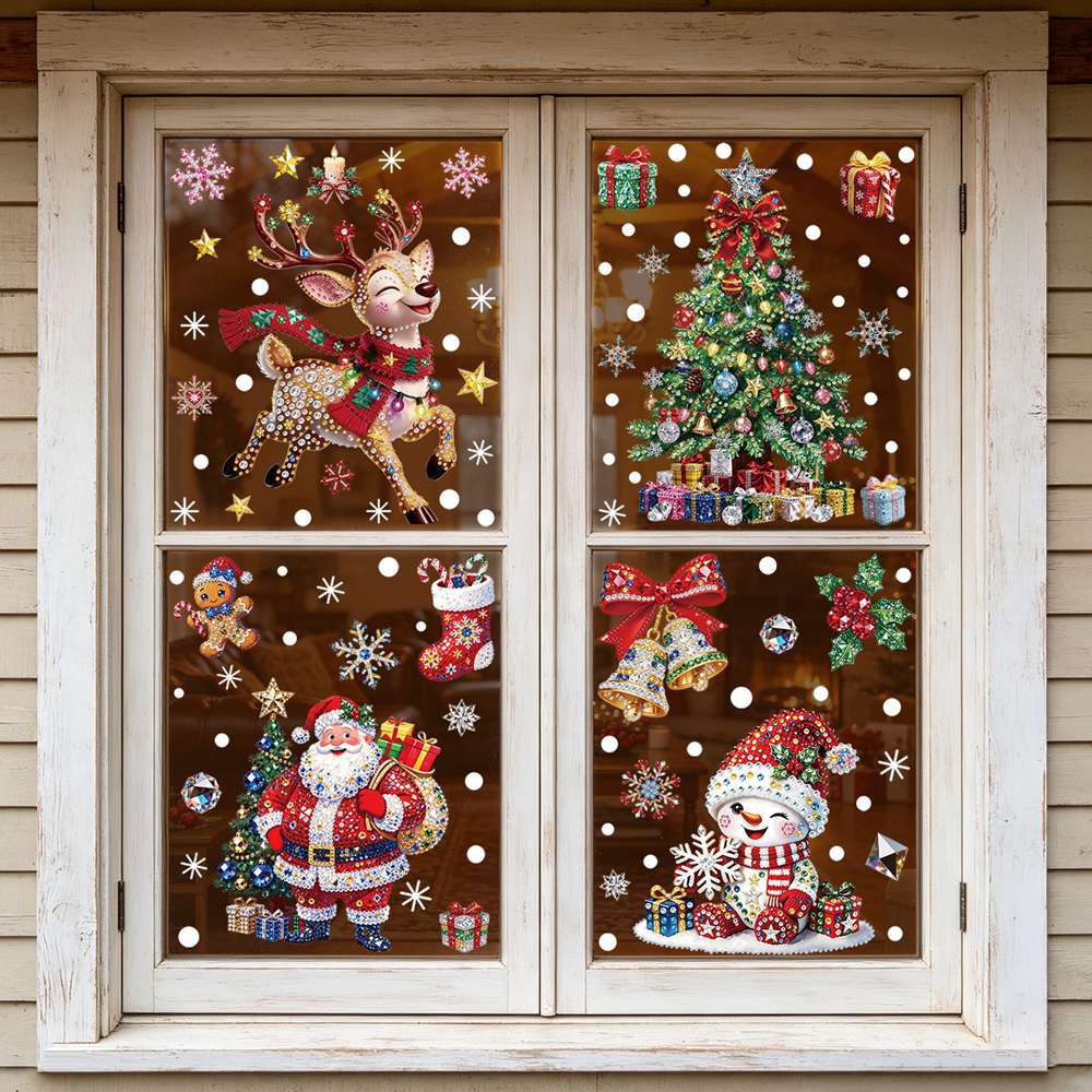 Adhesivos Navideños para Venta - Home Decor Window Blinds reseña y precio