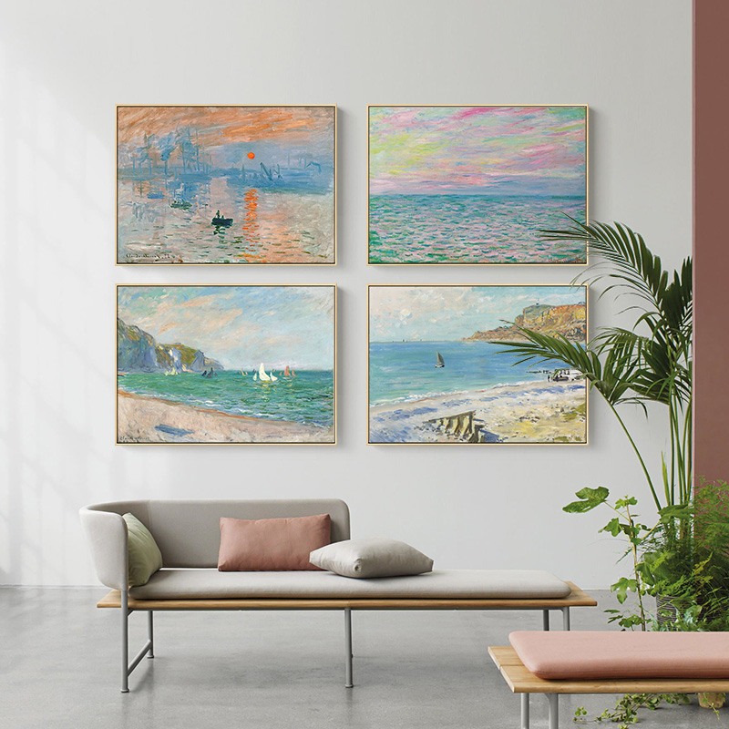 Póster de Monet famoso, pintur - Home Decor Japandi reseña y precio