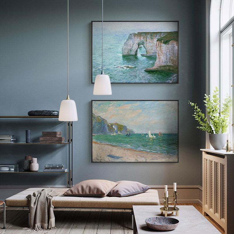 Póster de Monet famoso, pintur - Home Decor Japandi reseña y precio
