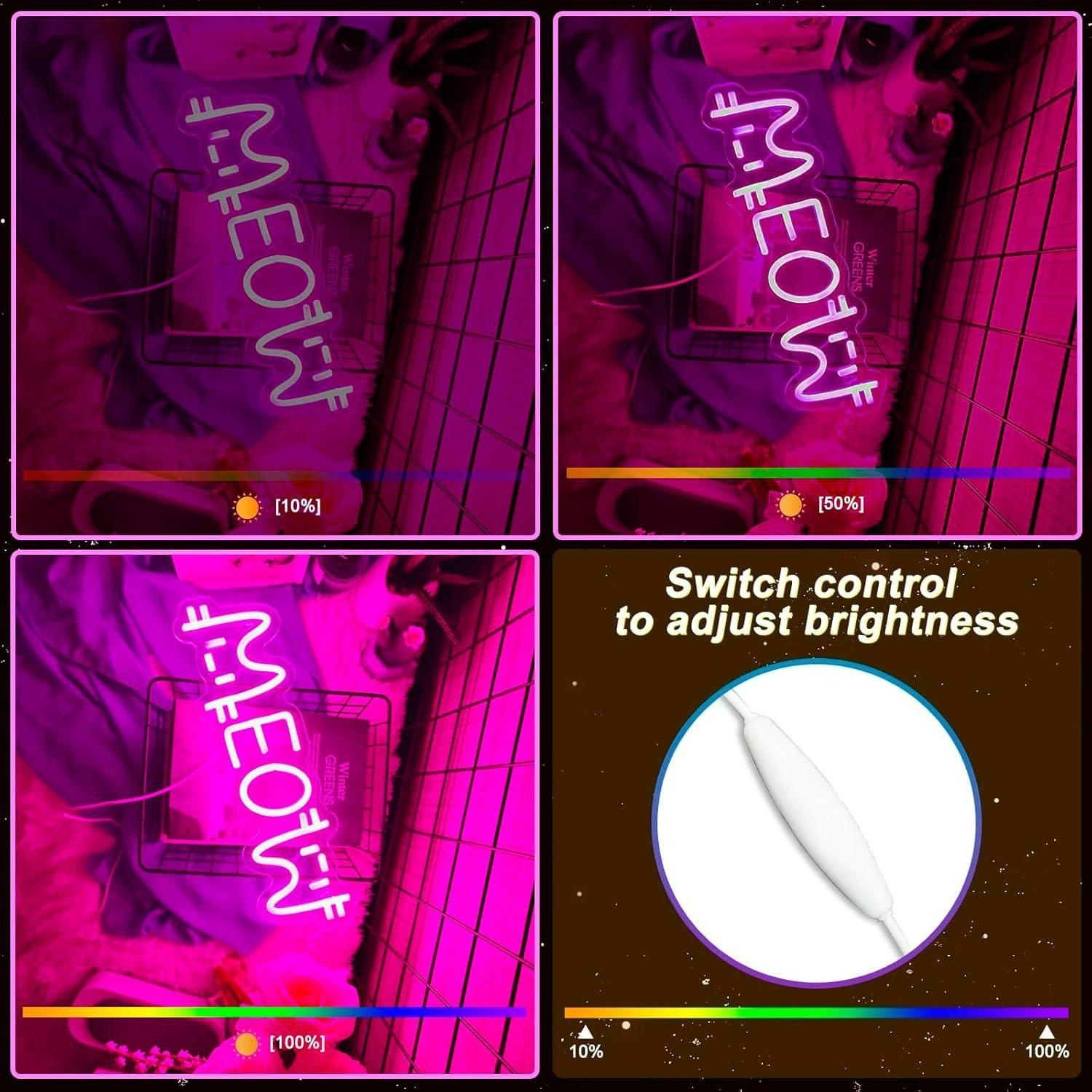 Letrero Luminoso LED de Neón c - Home Decor Cat reseña y precio