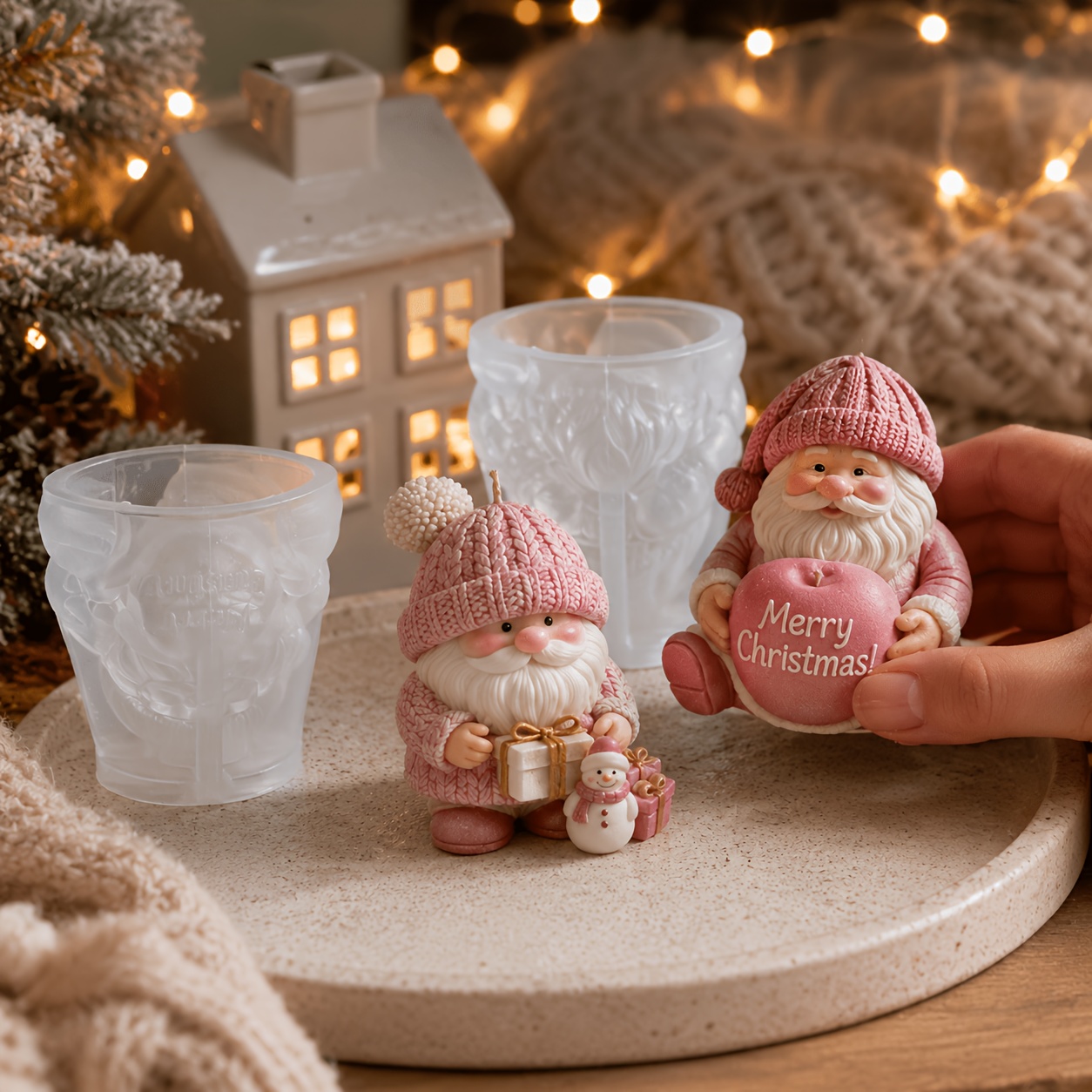 Molde de silicona para velas d - Home Decor Xmas Gifts reseña y precio