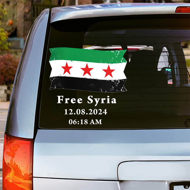 Bandera de Siria con Texto Lib - Home Decor Indonesia reseña y precio