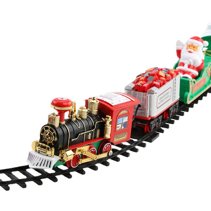 Tren eléctrico navideño con lu - Home Decor Xmas Gifts reseña y precio