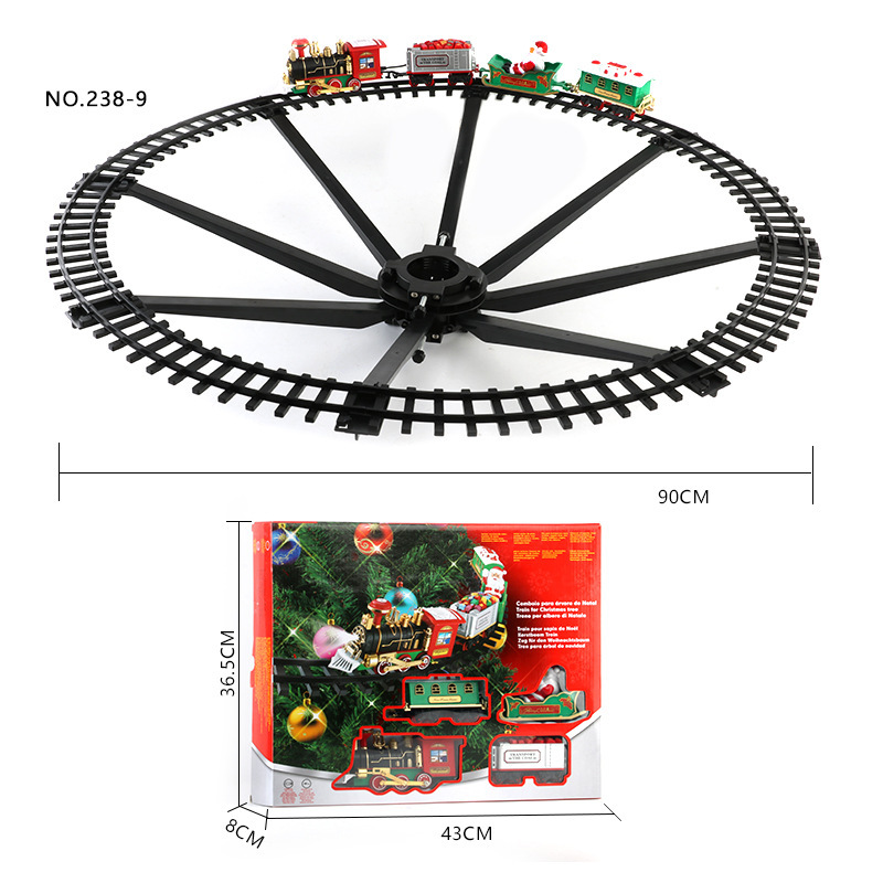 Tren eléctrico navideño con lu - Home Decor Xmas Gifts reseña y precio