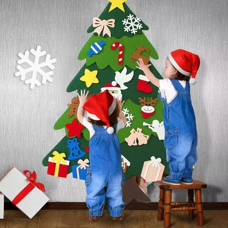 Árbol de Navidad de fieltro DI - Home Decor Xmas Gifts reseña y precio