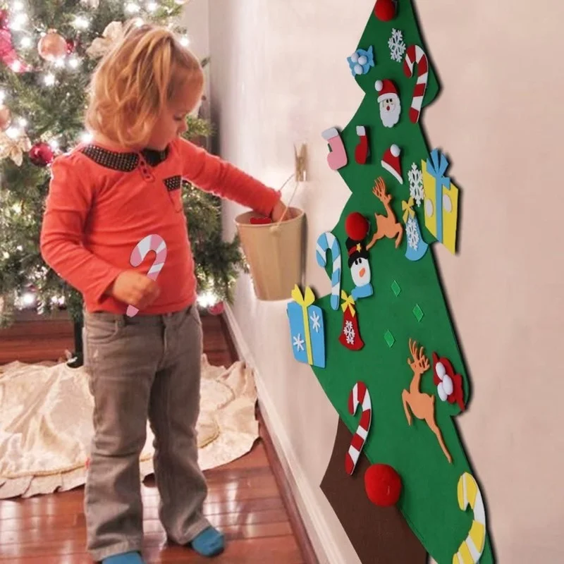 Árbol de Navidad de fieltro DI - Home Decor Xmas Gifts reseña y precio