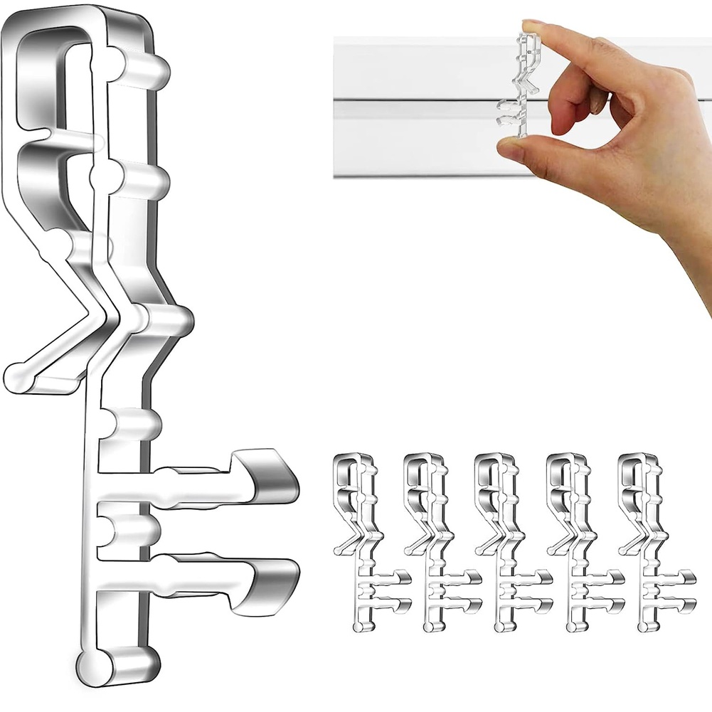 18 clips transparentes para fi - Home Decor Window Blinds reseña y precio