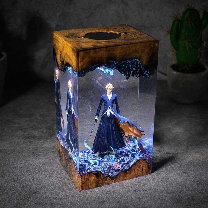 Lámpara de Resina para Mesa, F - Home Decor Lamp reseña y precio