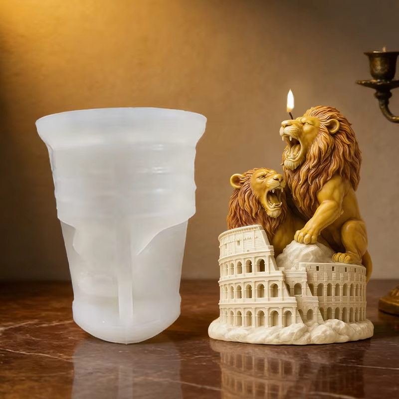 Molde de silicona 3D de lobo,  - Home Decor Indonesia reseña y precio