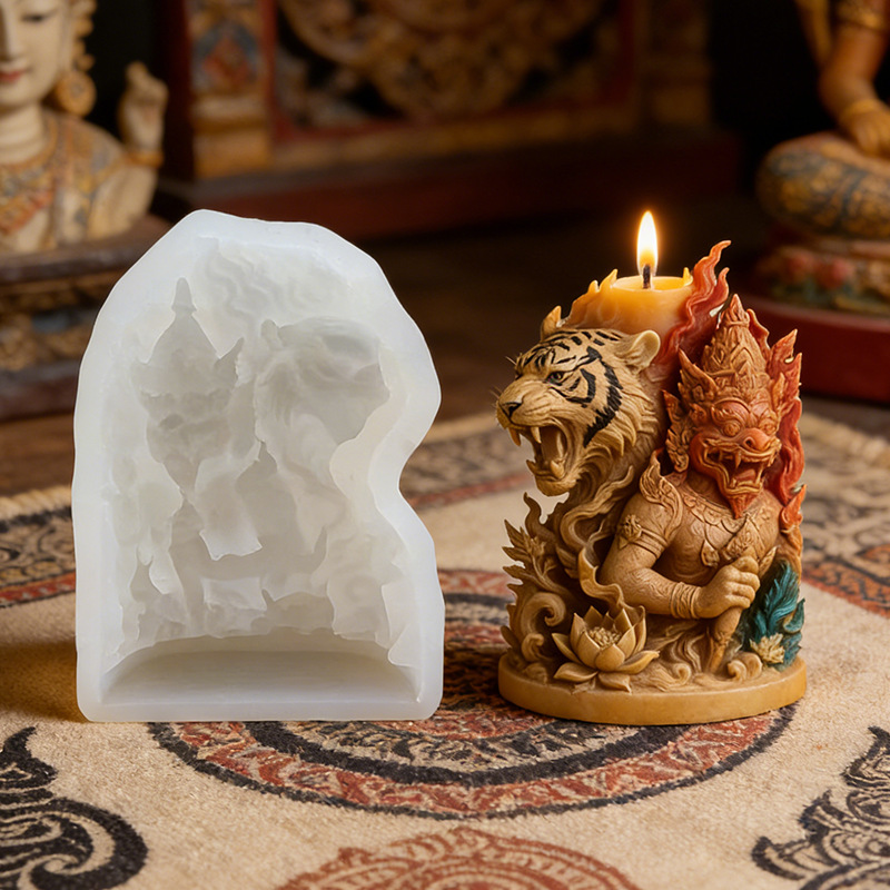 Molde de silicona 3D de lobo,  - Home Decor Indonesia reseña y precio