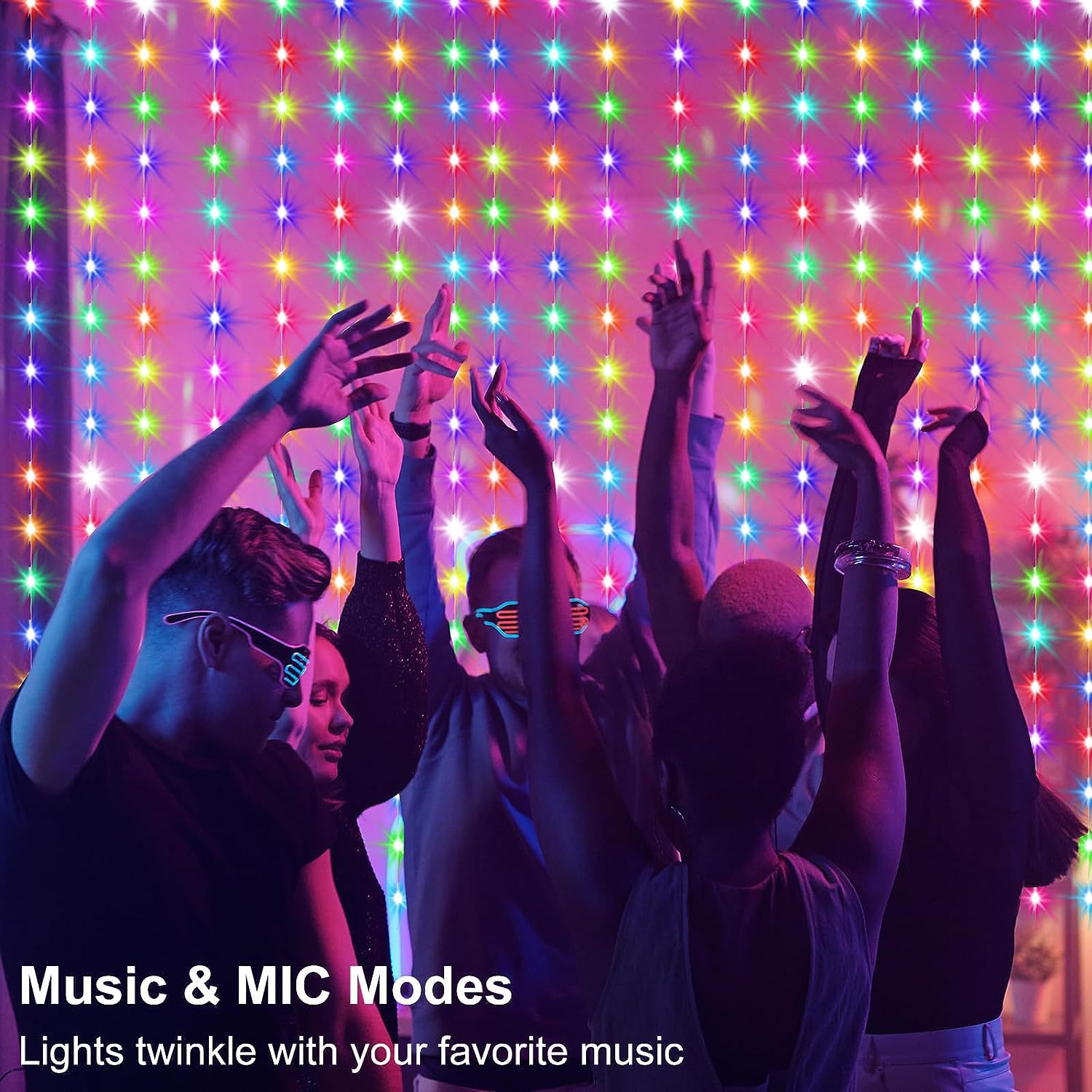 Guirnalda de luces LED con Blu - String Curtain Light reseña y precio