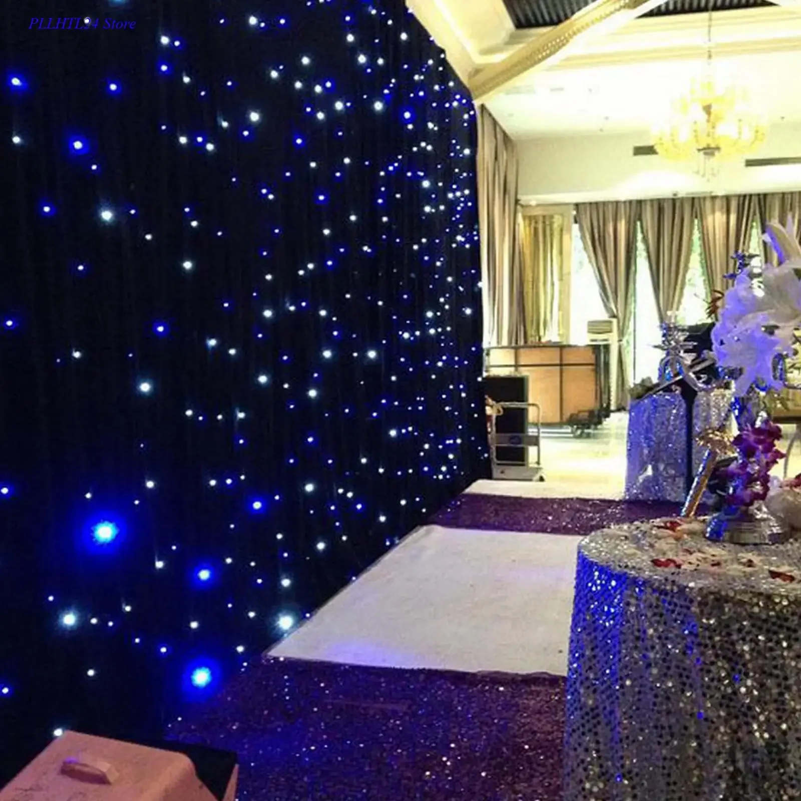 3m x 3m LED cortina de escenar - String Curtain Light reseña y precio
